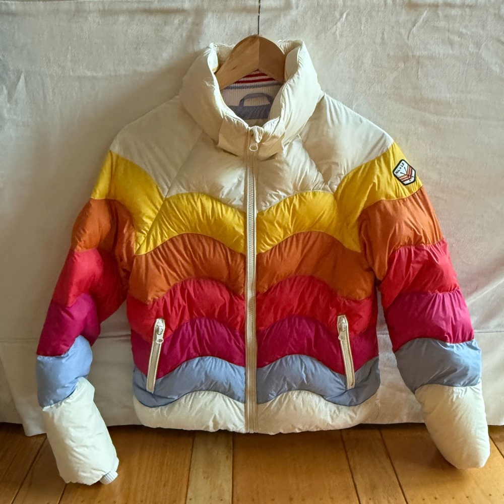 Marine Layer Multicolor Puffer Jacket